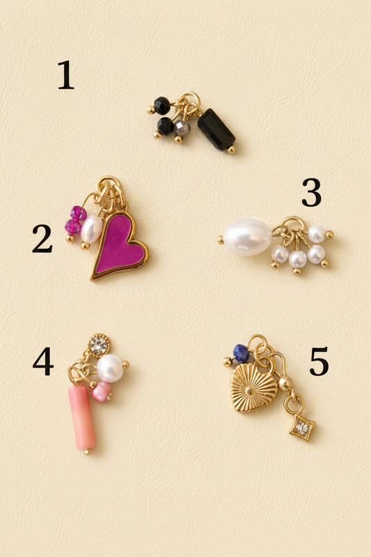 Chams en acier inoxydable pour personnalisation de bijoux.