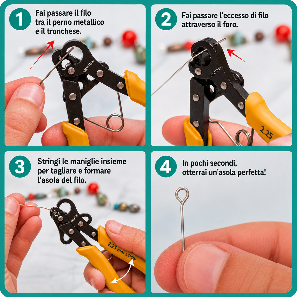 Pince à boucles.