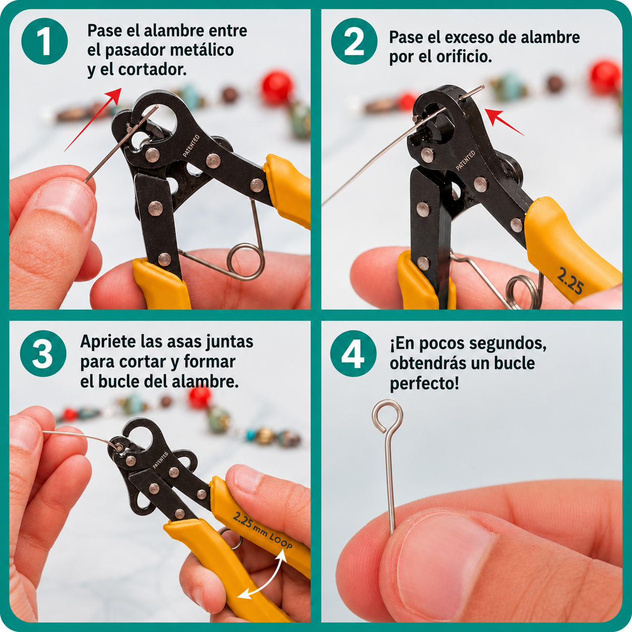 Pince à boucles.